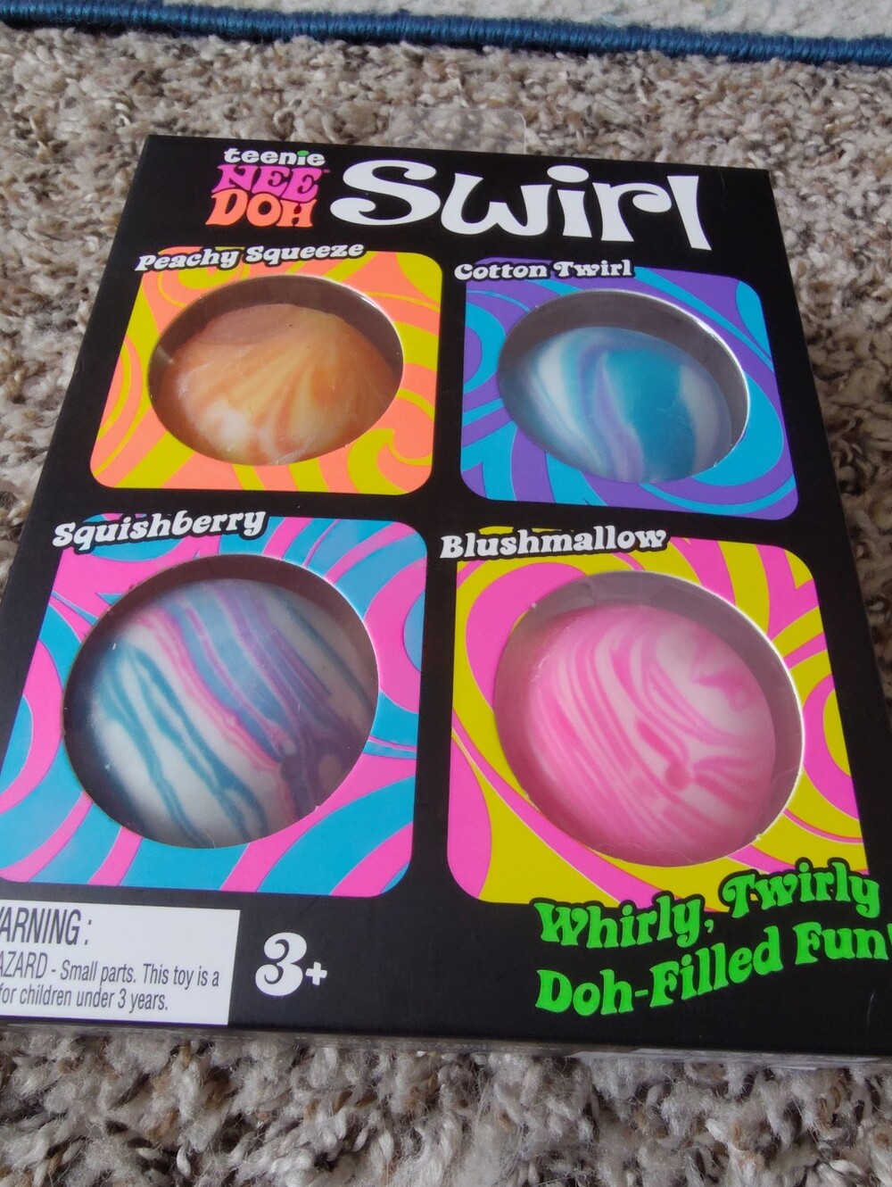 ✨ Authentic NEW UNOPENED Teenie NeeDoh Swirl 4-Pack